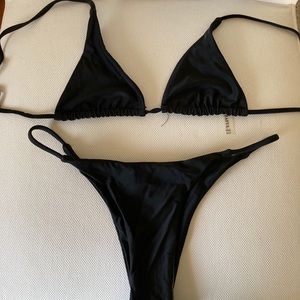 Plain Black Swimsuit From Zaful